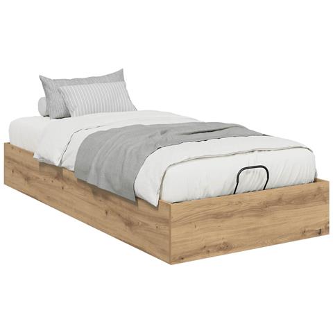 Letto ottomano Rovere artigianale 100 x 200 cm - Foto 1