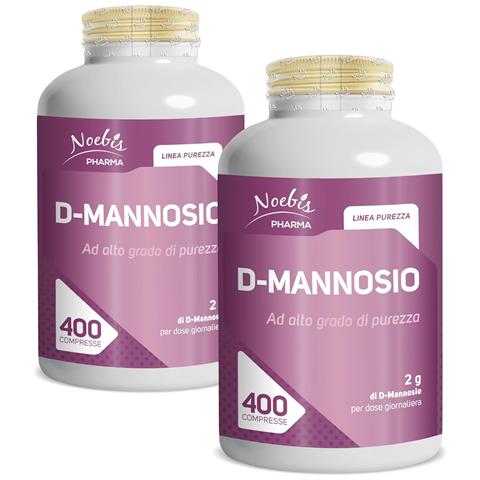 D-Mannosio 400 Compresse - Formula Pura in Compresse - Benessere Vie Urinarie e Uso Quotidiano (Confezione doppia) - Foto 1