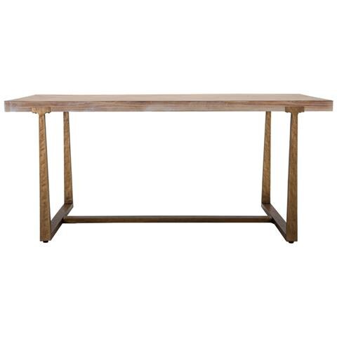 Tavolo Vkh575-marrone-mdf-180x90x78 Cm - Foto 2