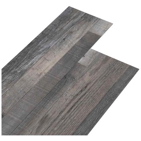 Tavole per Pavimenti 18 pcs Grigio 5,26 m² PVC - Foto 1