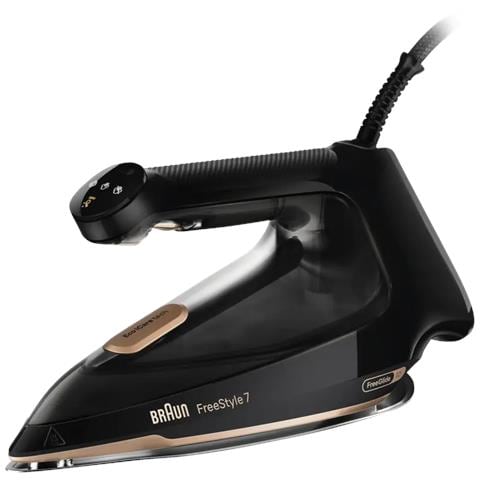 FI 7276 BK FreeStyle 7 Ferro a vapore Nero, Oro - Foto 1