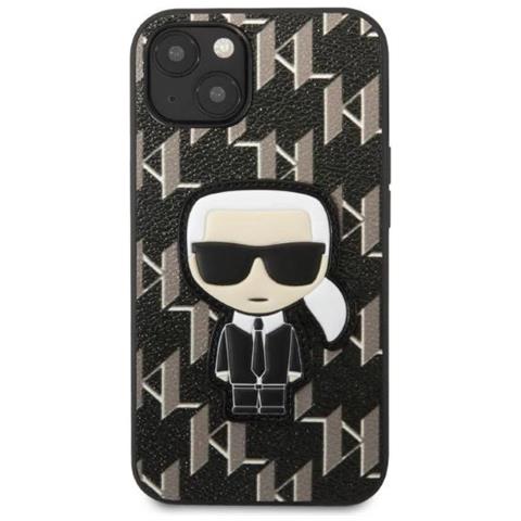 Karl Lagerfeld Klhcp13spmnikbk Custodia Iphone 13 Mini 5,4 Nera /nera Monogram Ikonik Patch - Foto 2