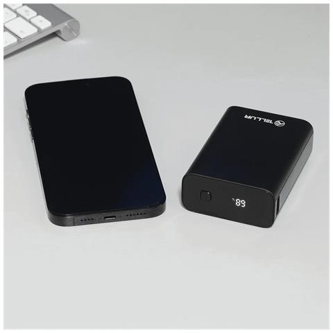 Batteria Esterna Nera Da 20000 Mah Tellur Pd702 Compact Pro - Foto 7