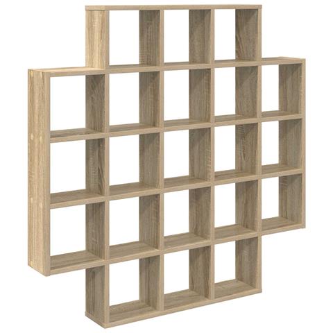 Scaffale da parete Rovere Sonoma 100 x 13 x 100 cm - Foto 1