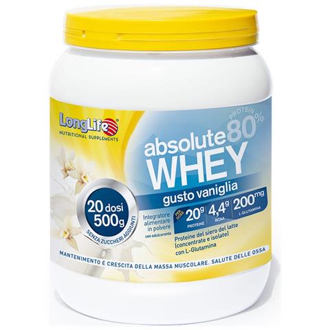 Absolute Whey Vaniglia 500 g - Foto 1
