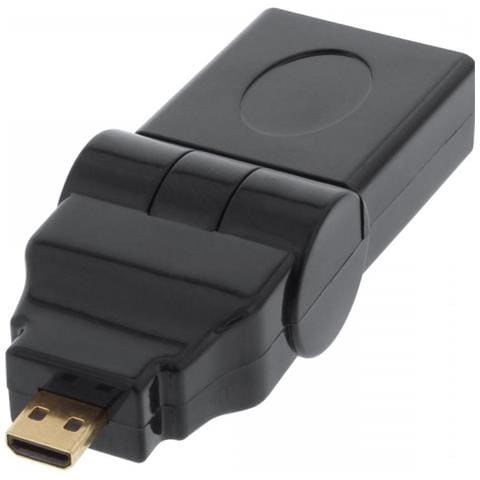 Adattatore HDMI / Micro-HDMI F / M Pieghevole - Foto 1
