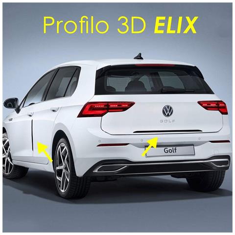 Salvaporta Profilo 3D Elix per Auto, Nero, 61 cm, 2 Pezzi - Foto 2
