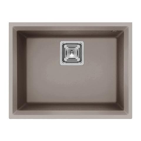 Lavello Karisma 105 Granitek Sottotop 56x43 cm 1 vasca Colore Tortora 43 - Foto 2