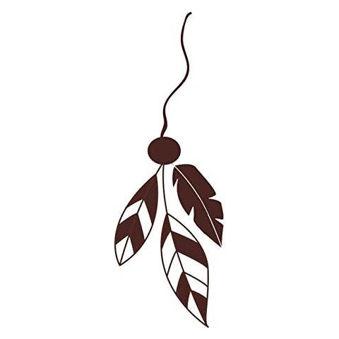 Timbro Di Legno - Piume 8 X 4,5 Cm - Foto 1