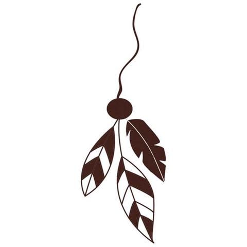 Timbro Di Legno - Piume 8 X 4,5 Cm - Foto 2