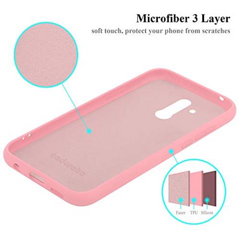 Custodia Compatibile Con Huawei Mate 20 Lite In Liquid Rosa - Coperchio Protettivo In Silicone Tpu Flessibile - Foto 2