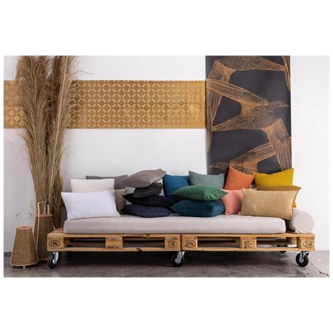 Copripiumino Maïa In Cotone 100% - Texture Nido D'ape - Misura 240 X 260 Cm - Colore Badiane - Foto 5