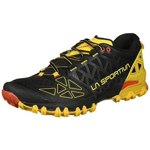 Bushido Ii, Scarpe Da Trail Running Uomo, Nero / Giallo 43.5 Ue - Foto 1