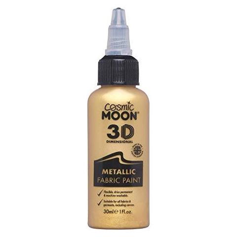 Luna Cosmica - Tessuto Vernice Metallizzata - 30ml - Oro - Foto 1