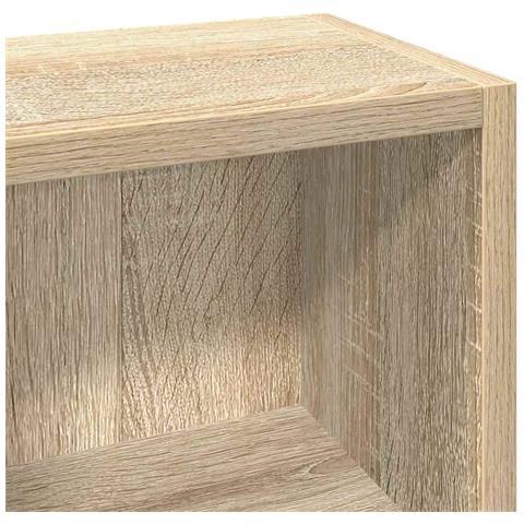 Mobili Porta CD 2pz Rovere Sonoma 21x16x93,5 Legno Multistrato - Foto 10