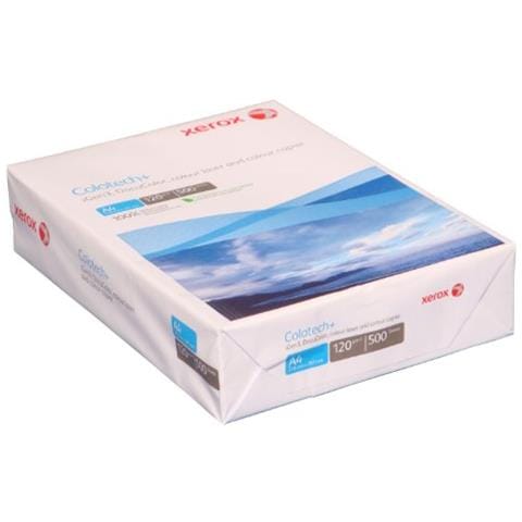 Carta per fotocopie versatile Colotech+ 003R94651 - A4 - 210 mm x 297 mm - 120 g / m2 Grammage - 4 Pacco - Bianco - Foto 1