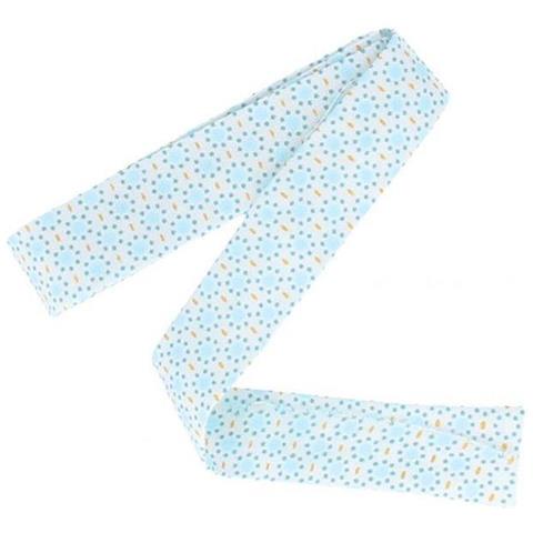 Tessuto Di Sbieco 3 M X 20 Mm - Rotonde Azzurre - Foto 1