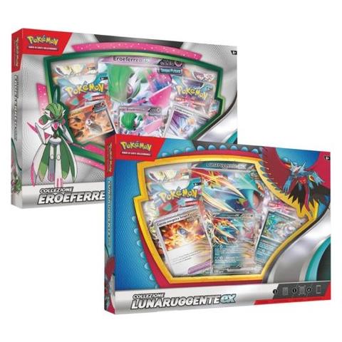 Carte Gioco Gamevision Pk60304 2 Pokemon Lunaruggente Ex E Eroeferreo - Foto 1