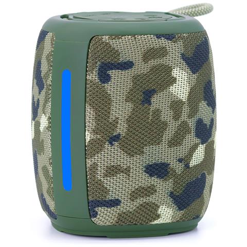 SPK-BT-LED-03-CM altoparlante portatile e per feste Mimetico 5 W - Foto 8