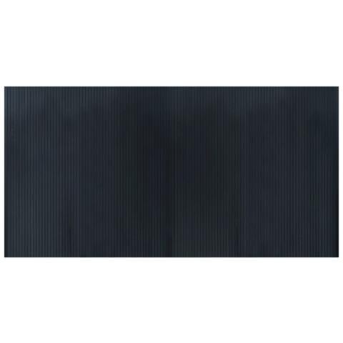 Tappeto Rettangolare Grigio 100x200 Cm In Bambù - Foto 2