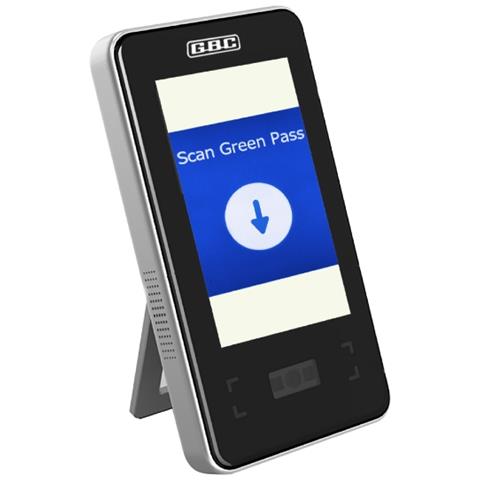 64.2506.70 lettore di codici a barre Lettore di codici a barre fisso 2D Nero - Foto 1