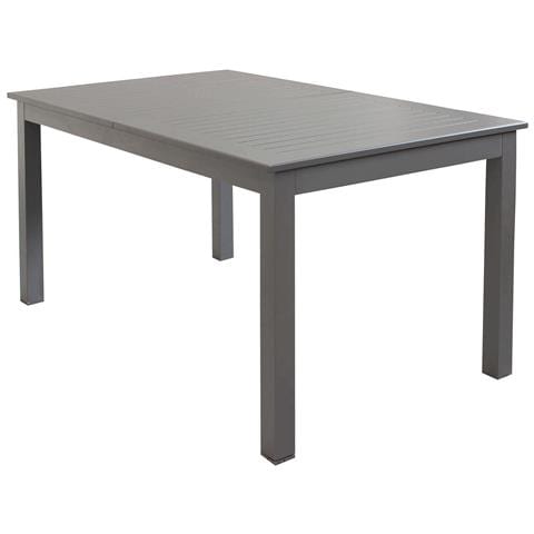 Tavolo Estensibile 150/210 Cm Da Esterno Con Struttura In Alluminio E Piano Effetto Doghe Eracle - Foto 1
