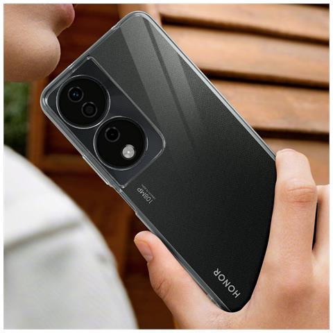 Cover In Silicone Flessibile Per Honor 90 Smart, Trasparente - Foto 2
