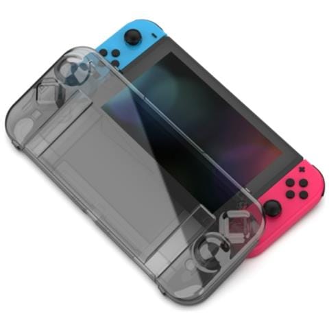 Custodia Protettiva Trasparente Per Nintendo Switch Black - Foto 1