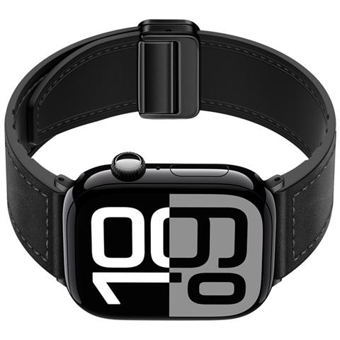 Cinturino Per Apple Watch In Vera Pelle Black L - Foto 4