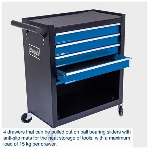 Carrello Cassettiera Portaoggetti E Utensili Tw1300 - Foto 2