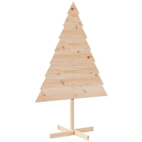 Albero Di Natale Decorativo In Legno 150 Cm In Legno Massello - Foto 2