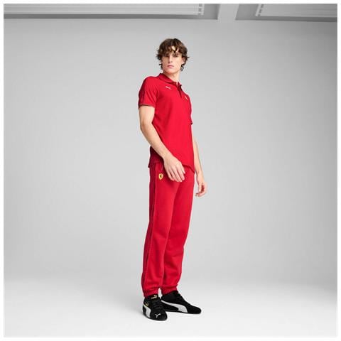 Ferrari Race Cloudspun Polo 63018502, Uomini, Rosso, Xxl - Foto 2