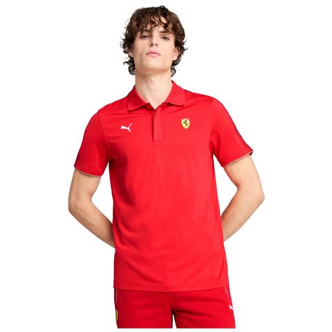 Ferrari Race Cloudspun Polo 63018502, Uomini, Rosso, Xxl - Foto 1