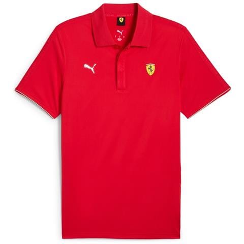 Ferrari Race Cloudspun Polo 63018502, Uomini, Rosso, Xxl - Foto 5
