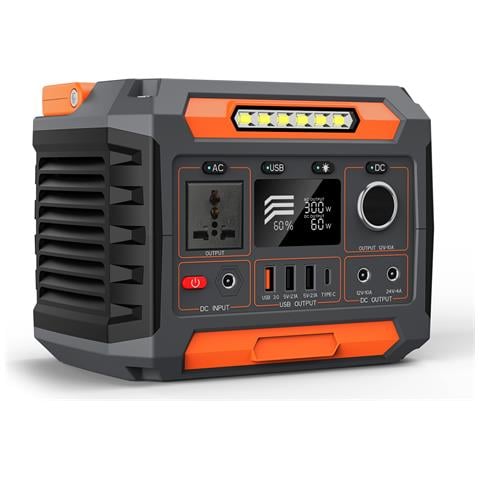 Stazione Di Alimentazione Portatile A3b, 300w, 15v / 3a. Dimensioni: 21x15.5x16.5cm; 3,1kg. - Foto 1