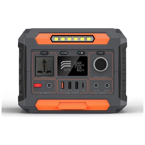 Stazione Di Alimentazione Portatile A3b, 300w, 15v / 3a. Dimensioni: 21x15.5x16.5cm; 3,1kg. - Foto 6