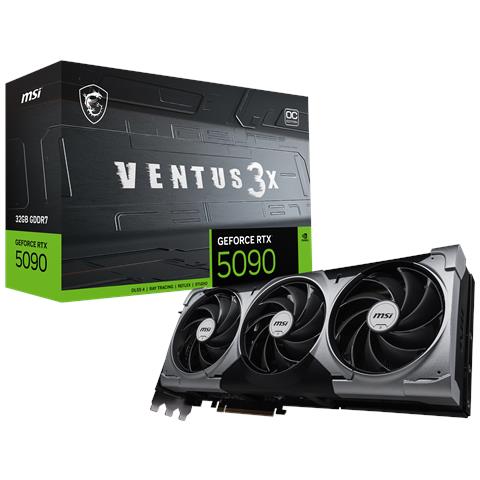Ventus GeForce RTX 5090 32G 3X OC 32GB GDDR7 PCI Express 5.0 - Foto 1