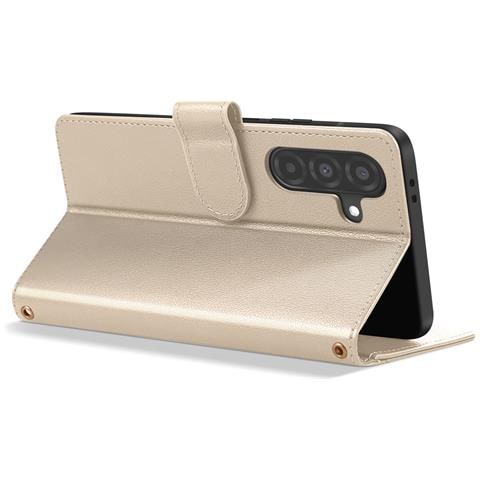 Custodia Folio Per Samsung Galaxy A36 Con Cerniera E Tracolla Rimovibile - Foto 2