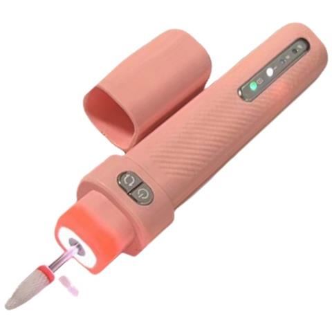 Lima Elettrica Portatile Per Unghie - Lima Professionale Per Manicure E Pedicure Pink - Foto 4