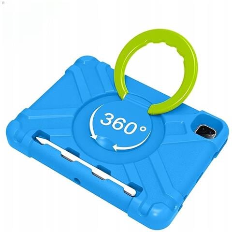 Custodia Per Ipad Air 5/air 4/ Pro 11 Con Supporto Girevole E Alloggiamento Per Stilo Blu - Foto 2