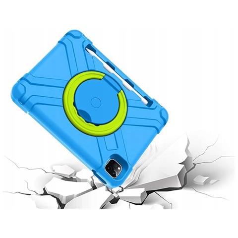 Custodia Per Ipad Air 5/air 4/ Pro 11 Con Supporto Girevole E Alloggiamento Per Stilo Blu - Foto 4