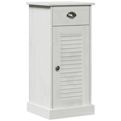 "Mobile da Bagno ""VIGO"" con Cassetto 37x34x80 cm in Legno Massello di Pino" - Foto 1