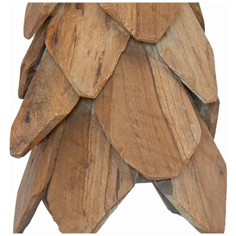 Albero di Natale Marrone 50 cm Legno massello di teak - Foto 9