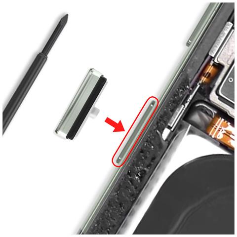 Pulsante Di Accensione Originale Per Galaxy S23 / S23 Plus, On /off, Verde - Foto 4