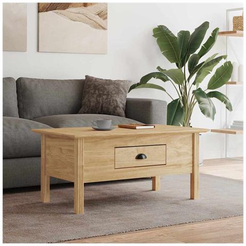 Tavolino da salotto BODO Marrone miele 100 x 55 x 45,8 cm - Foto 2