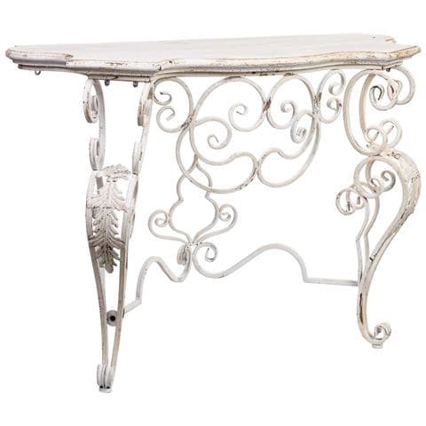 Console In Legno E Metallo Finitura Invecchiata 114x43x80h Cm - Foto 1