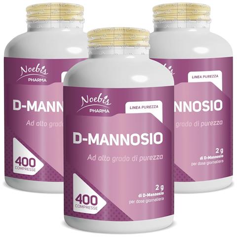 D-Mannosio 400 Compresse - Formula Pura in Compresse - Benessere Vie Urinarie e Uso Quotidiano (Confezione tripla) - Foto 1