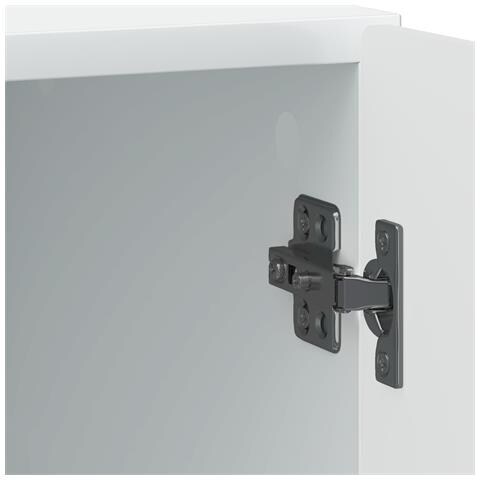 Armadio da Notte 2 pcs Bianco 43 x 34,5 x 50 cm - Foto 9