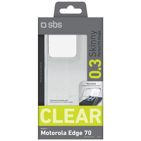 Custodia Per Telefono Motorola Edge 70 - Sottile Trasparente (tpu) Sbs - Foto 2