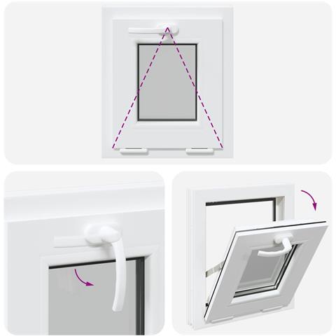 Finestra a Ribalta per Seminterrato RISOR 40 x 45 cm - Foto 9